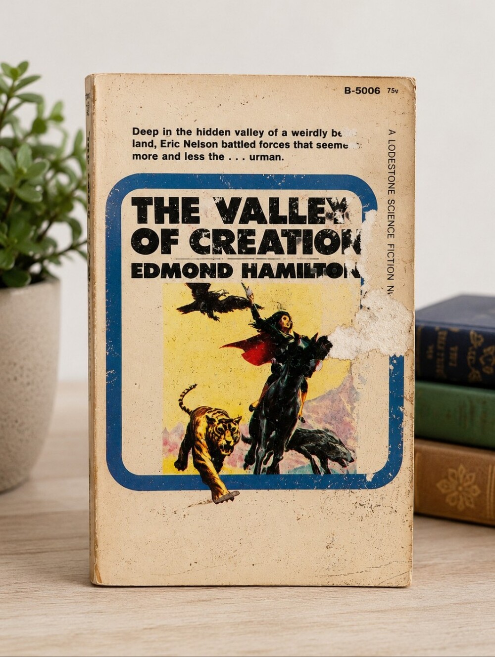 Vintage 1970s The Valley of Creation Edmond Hamilton LodeStone Sci-Fi Paperback